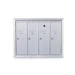 View 4-Door Recessed Vertical Mailbox